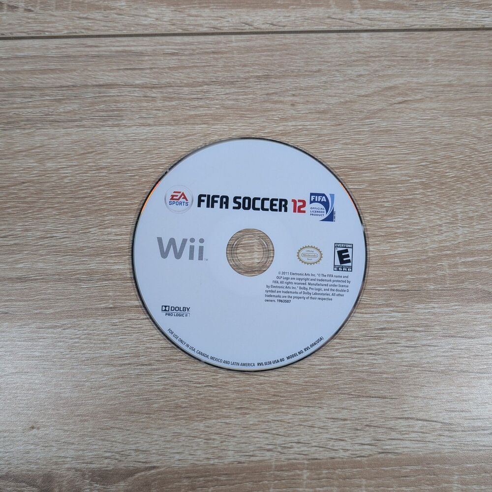 FIFA Soccer 12 (Nintendo Wii, 2011) – Disc Only – Tested & Working – EA Sports